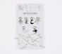 Foil Hearts Lace Charm Pack, ARGENT, full image number 0