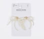 Pearl Bow Lace Charm Pack, BLANC, full image number 0