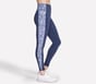 GO WALK Indigo Paisley Full Length High-Waisted Legging, WHITE / LIGHT BLUE, full image number 3
