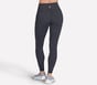 GO WALK Full Length High-Waisted Daisies Legging, GUNMETAL / BLACK, full image number 1