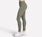 GO WALK Full Length High-Waisted Daisies Legging, OLIVE / LIME, full image number 2