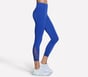 Tempo 7/8 High Waisted Legging, BLUE / GOLD, full image number 3
