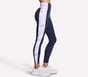 GO WALK Block Full Length High-Waisted Legging, WHITE / PURPLE / PINK, full image number 3