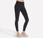 GO FLEX Full-Length High-Waisted Fleece Legging, BLACK, full image number 3