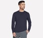 GO DRI Charge Long Sleeve Tee, BLEU MARINE, full image number 0