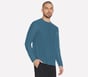 GO DRI All Day Long Sleeve Tee, NAVY / GRAY, full image number 2