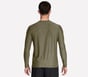 GO DRI All Day Long Sleeve Tee, OLIVE / GRAY, full image number 1