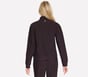 GO LUXE Rib 1/4 Zip, BROWN, full image number 1