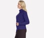 GO LUXE Rib 1/4 Zip, VIOLET / BLEU, full image number 2