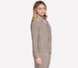 GO LUXE Rib 1/4 Zip, TAUPE / BROWN, full image number 2