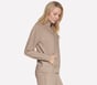 GO LUXE Rib 1/4 Zip, TAUPE / BROWN, full image number 3