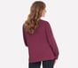 Cozy Luxe Crewneck, BORGOÑA / ROSA, full image number 1