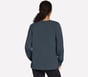 Cozy Luxe Crewneck, GUNMETAL / LIGHT BLUE, full image number 1