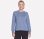 Cozy Luxe Crewneck, WHITE / BLUE, full image number 0