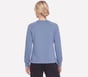 Cozy Luxe Crewneck, WHITE / BLUE, full image number 1