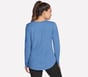 GO DRI Swift Long Sleeve Tunic Crew, POSEIDON, full image number 1
