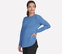 GO DRI Swift Long Sleeve Tunic Crew, POSEIDON, full image number 2