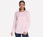 GO DRI Swift Long Sleeve Tunic Crew, LILAC, full image number 0
