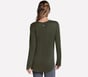 GO DRI Swift Long Sleeve Tunic Crew, OLIVE / NOIR, full image number 1