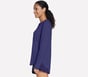 GO DRI Swift Long Sleeve Tunic Crew, PURPLE / BLUE, full image number 2