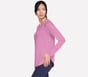 GO DRI Swift Long Sleeve Tunic Crew, ROSE, full image number 2
