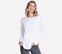 GO DRI Swift Long Sleeve Tunic Crew, BLANC, full image number 0