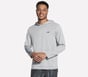 GO DRI Charge Hoodie, LIGHT GRAY, full image number 0