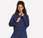 SKECHLUXE Elevate 1/4 Zip, NAVY, full image number 4
