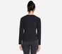 GO DRI Stride Long Sleeve Crew, BLACK, full image number 1