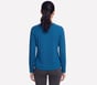 GO DRI Stride Long Sleeve Crew, BÍLÁ / TMAVE MODRÁ, full image number 1
