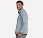 GO GOLF GO WALK Ottoman 1/4 Zip Jacket, BLUE  /  PURPLE, full image number 2