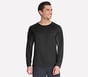GO DRI Circuit Long Sleeve Tee, BLACK, full image number 0