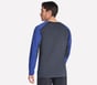 GO DRI Circuit Long Sleeve Tee, BLUE, full image number 1