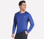 GO DRI Circuit Long Sleeve Tee, BLUE, full image number 2