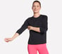 SKECH-SWEATS Performance Crew, BLK, full image number 3