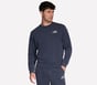 SKECHCLOUD Elevate Crew, GRIS ANTHRACITE / BLEU MARINE, full image number 0