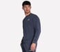 SKECHCLOUD Elevate Crew, GRIS ANTHRACITE / BLEU MARINE, full image number 2