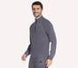 SKECHCLOUD Elevate 1/4 Zip, NOIR / GRIS ANTHRACITE, full image number 2