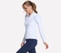 Fairway Long Sleeve 1/4 Zip, WHITE, full image number 2