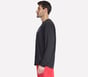 Skechers Long Sleeve Cross Tee, NOIR, full image number 2
