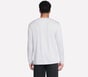 Skechers Long Sleeve Cross Tee, GRIS CLAIR, full image number 1