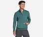Weekend Easy 1/4 Zip, GRIS PIERRE / OLIVE, full image number 0