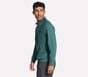 Weekend Easy 1/4 Zip, GRIS PIERRE / OLIVE, full image number 2