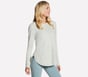 GO DRI Swift Stripe Long Sleeve, TAUPE / OLIVE, full image number 3