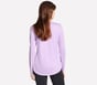 GO DRI Swift Stripe Long Sleeve, WHITE / LIGHT PURPLE, full image number 1
