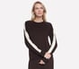Skechluxe Elevate Blocked Crewneck, BROWN, full image number 0