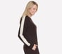 Skechluxe Elevate Blocked Crewneck, BROWN, full image number 3