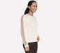 Skechluxe Elevate Blocked Crewneck, OFF WHITE / MAUVE, full image number 3