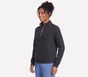 GO STRETCH Harmony Rib 1/4 Zip, BLACK, full image number 2