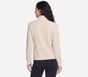 GO STRETCH Harmony Rib 1/4 Zip, NATURAL / TAN, full image number 1